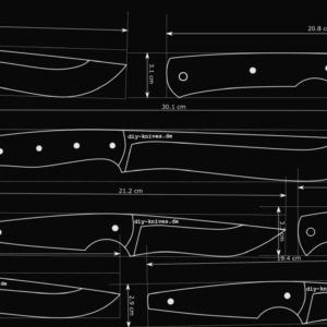 10 Recurve-Messer Vorlagen PDF & DXF