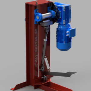 CAD-Modell McDonald Rolling Mill Wälzpresse Schmiedewalze Wälzmaschine für Damast und San-Mai